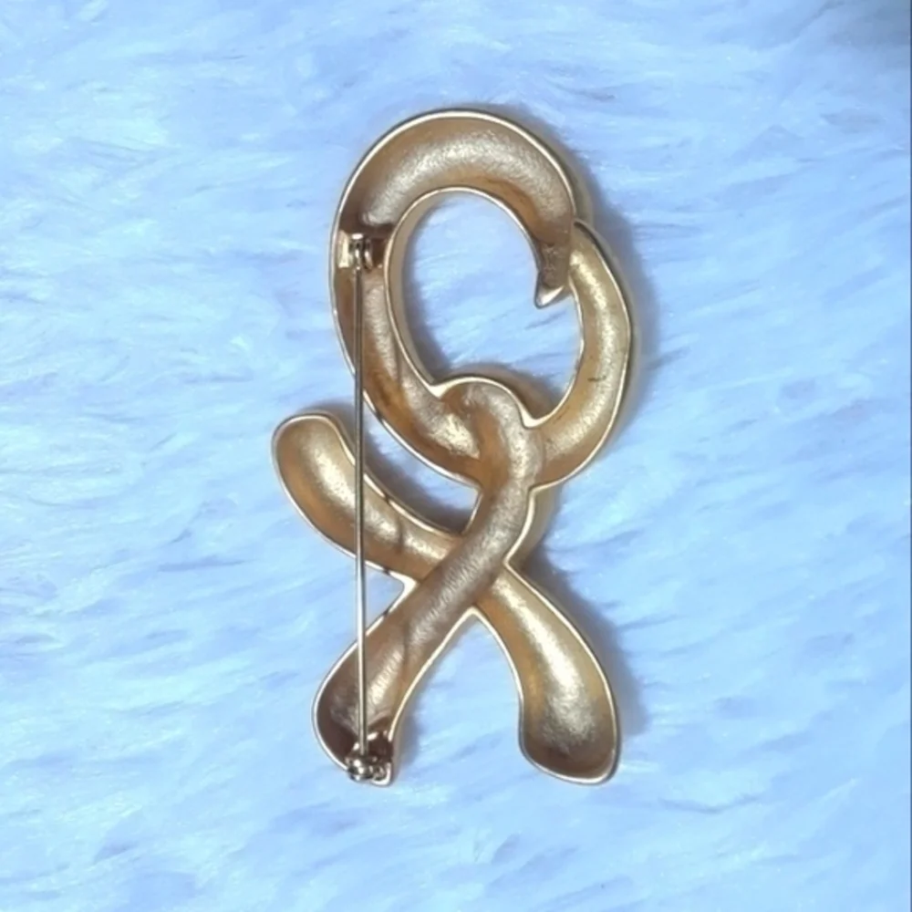 Vintage XO Chunky Statement Brooch